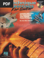 Technique Exercises for Guitar