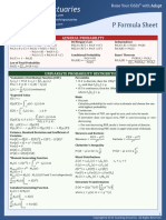 ADAPT Formula Sheet 2015 - SOA Exam P PDF