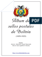 Album de Sellos de Bolivia - OSS - 1859-1925