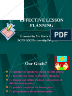 Best Practices For Lesson Planning