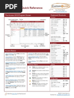 Microsoft Access Cheat Sheet