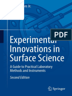 Experimental Innovations in Surface Science: John T. Yates JR