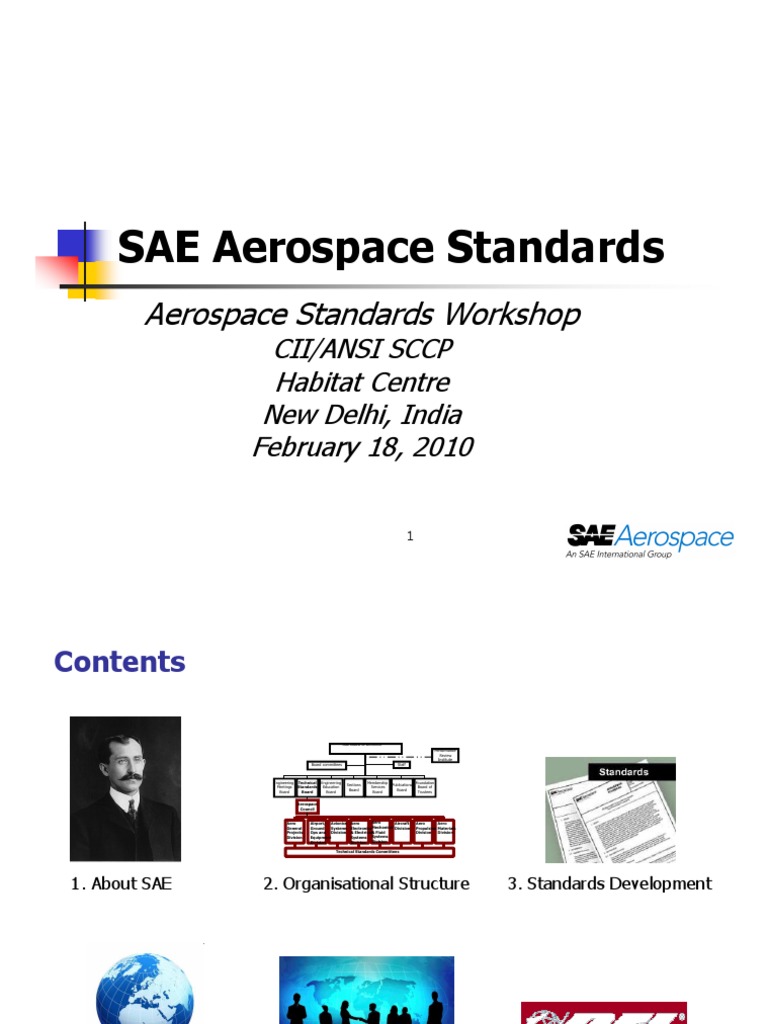 SAE Aerospace Standards Overview | PDF | Aerospace | Aviation