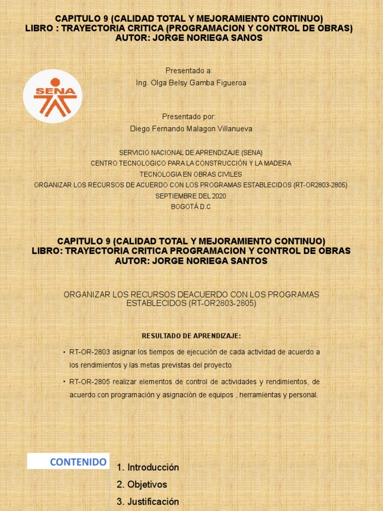 Calidad Total y Mejora Continua en Obras | PDF | Gestión de la calidad ...