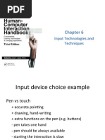 Input Technologies and Techniques