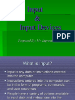 Input and Input Devices