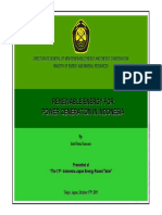 Renewable Energy For Power Plant in Indonesia 2011 PDF