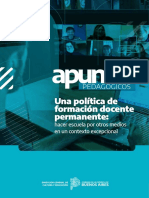 Apuntes: Una Política de Formación Docente Permanente