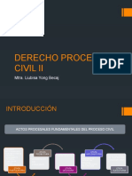 Derecho Procesal Civil Ii - Tema 1 - La Demanda