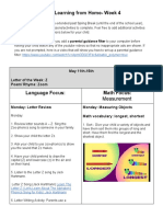 TK Learning From Home - Week 4