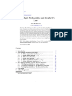 First Digit Probability and Benford's Law