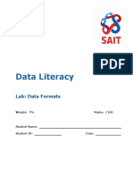 Lab - Unit 1 - Data Formats