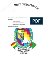 Tema: Dieta en El Tratamiento Del Cancer: Estudiantes