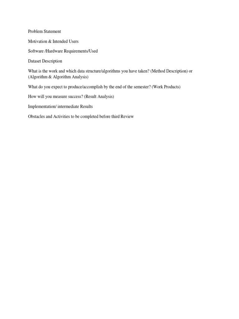 Second Review PPT Contents PDF | PDF
