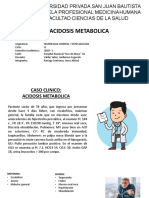 Caso Clinico Acidosis Metabolica