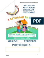 Adaptación curricular de tercero