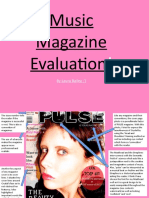 Music Magazine Evaluation: by Laura Bailey ')