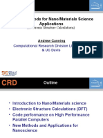 Parallel Methods For Nano/Materials Science Applications: (Electronic Structure Calculations)