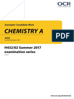 Chemistry A: H432/02 Summer 2017 Examination Series