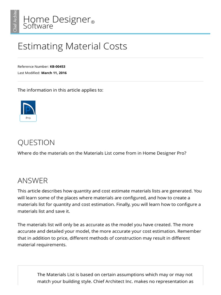 Estimating Material Costs PDF PDF Ceiling Framing (Construction)