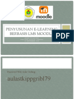 Penyusunan E-Learning BERBASIS LMS MOODLE