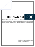 HRP Assignment Ii Manishankar 086