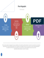 Plan Infographic: Second Step Third Step First Step