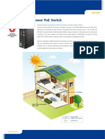 Industrial Solar Power Poe Switch
