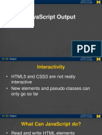JavaScript Output Methods