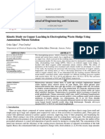 Kinetic Study On Copper Leaching in Electroplating Waste Sludge (EWS) With Ammonium Nitrate Solution (ANS) (#546570) - 745509