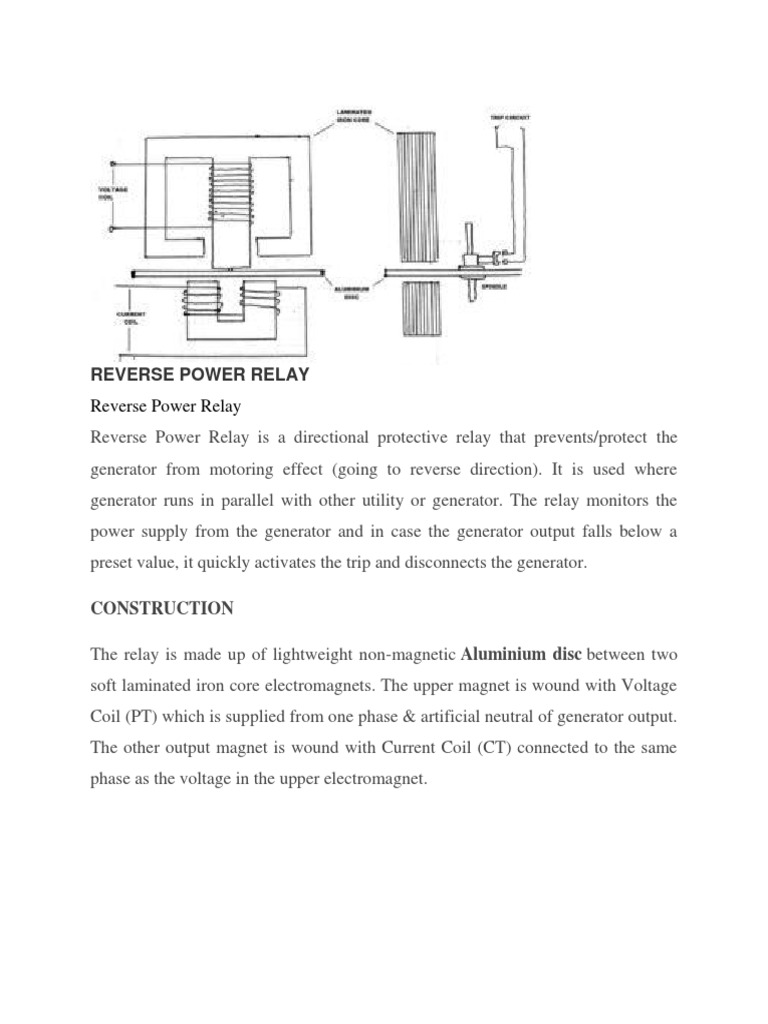 Reverse Power | PDF | Electromagnetic Induction | Inductor
