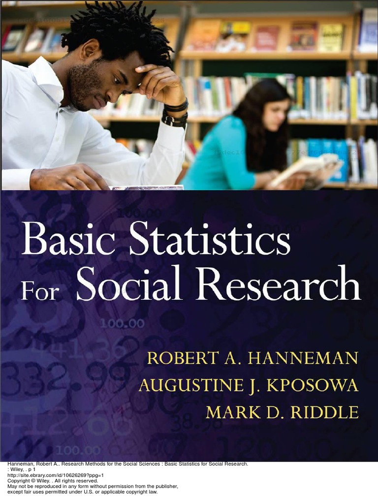 Research Methods For The Social Sciences - Basic Statistics For Social ...