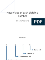 Place Vlaue of Each Digit in A Number: Ex-1B (Page-14)