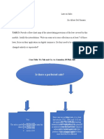 Is There A Perfected Sale?: TASK 3: Provide A Flow Chart Map of The Interrelating Provisions of The Law Covered by This