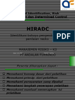 HIRADC - Manajemen Risiko - PT ANDALAN