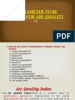 Parameter To Be Check For Air Quality