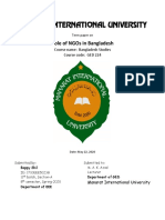 Manarat International University: Role of Ngos in Bangladesh