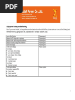 SolaX Power Troubleshooting BMS Fault PDF