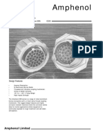 608 Series: Circular Environmental Connectors Approved To BS9522 F0020 (Pattern 608) CE30