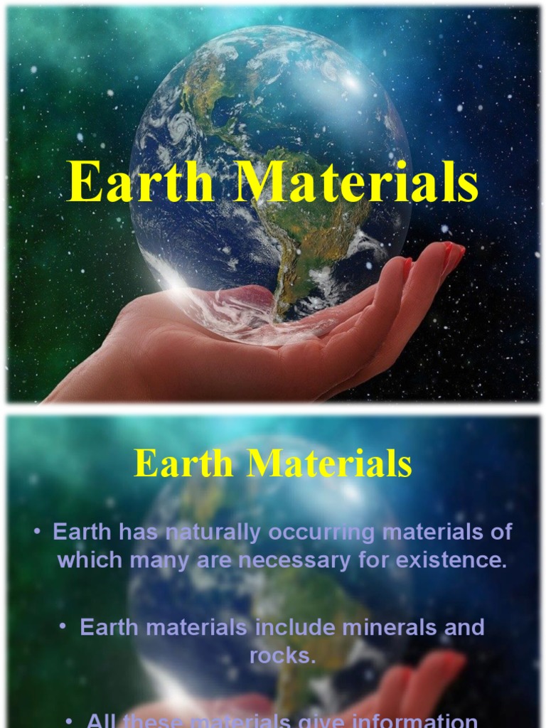 Overview of Earth Materials and Rocks | PDF | Rock (Geology) | Minerals