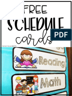 ClassroomScheduleCardsFREEBIE 1 PDF