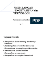 3-Perkembangan Ilmu Dan Teknologi