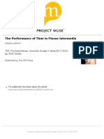 The Performance of Time in Fluxus Interm PDF