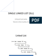 Single Linked List Non Circular Part II