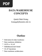 Data Warehouse Concepts: Quách Đình Hoàng Hoangqd@hcmute - Edu.vn