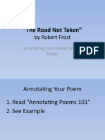 "The Road Not Taken": by Robert Frost
