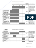 AGENDA KERJA MINGGUAN DEPARTEMEN QC1