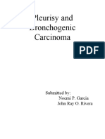 Pleurisy and Bronchogenic Carcinoma