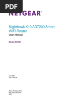 Nighthawk X10 Ad7200 Smart Wifi Router: User Manual