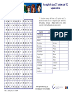 Sopa de Letras 27 Capitais Países Da UE